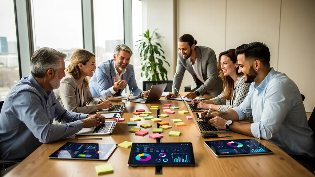 Team collaborating on Salesforce adoption strategies